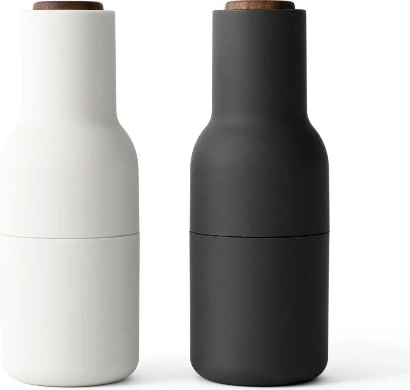 Bottle Grinder salt og pepperkvern Ash-carbon (valnøttlokk)