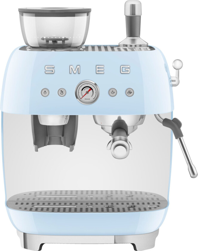 Bilde av SMEG 50's Style espressomaskin med kaffekvern Pastellblå