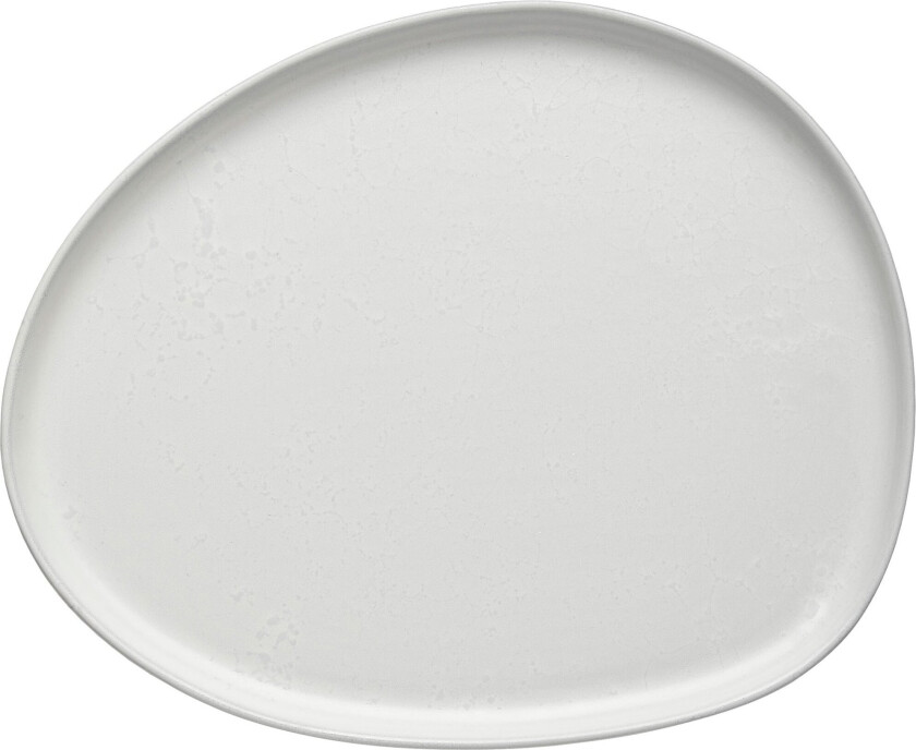 Aida Raw Organic lunsjtallerken 24 x 21 cm Arctic White