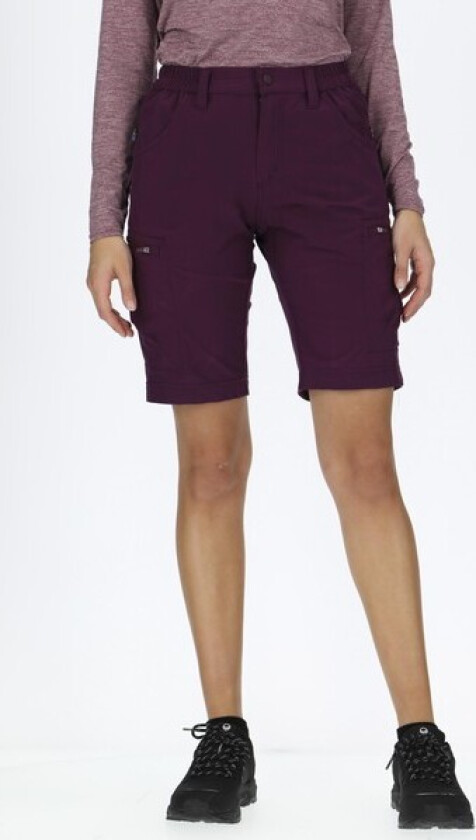 Glittertind Shorts W, Burgundy/Burgundy, 36, Turshorts