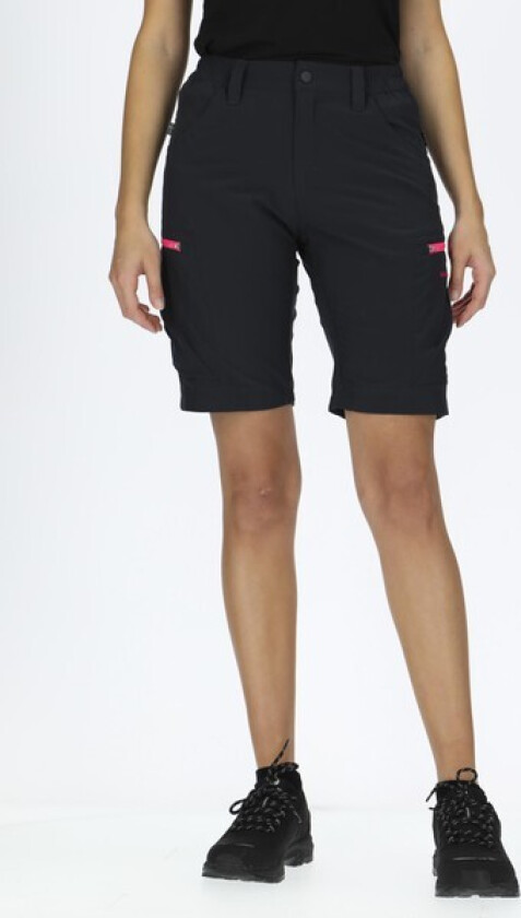 Glittertind Shorts W, Charcoal/Fuchsia, 36, Turshorts