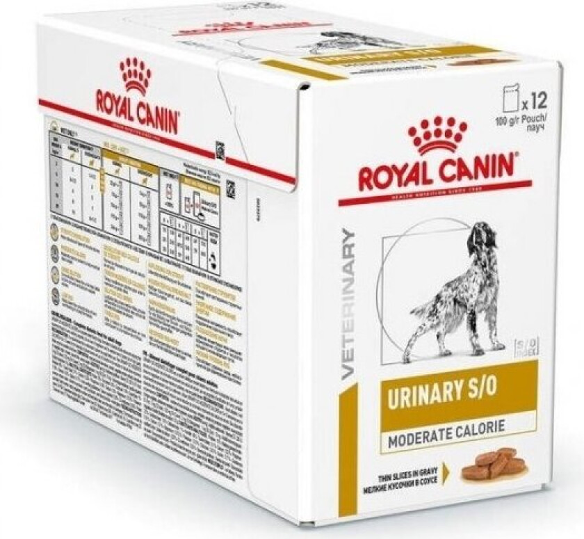 Royal Canin Veterinary Diets Dog Urinary S/O Moderate Calorie 12x100 g