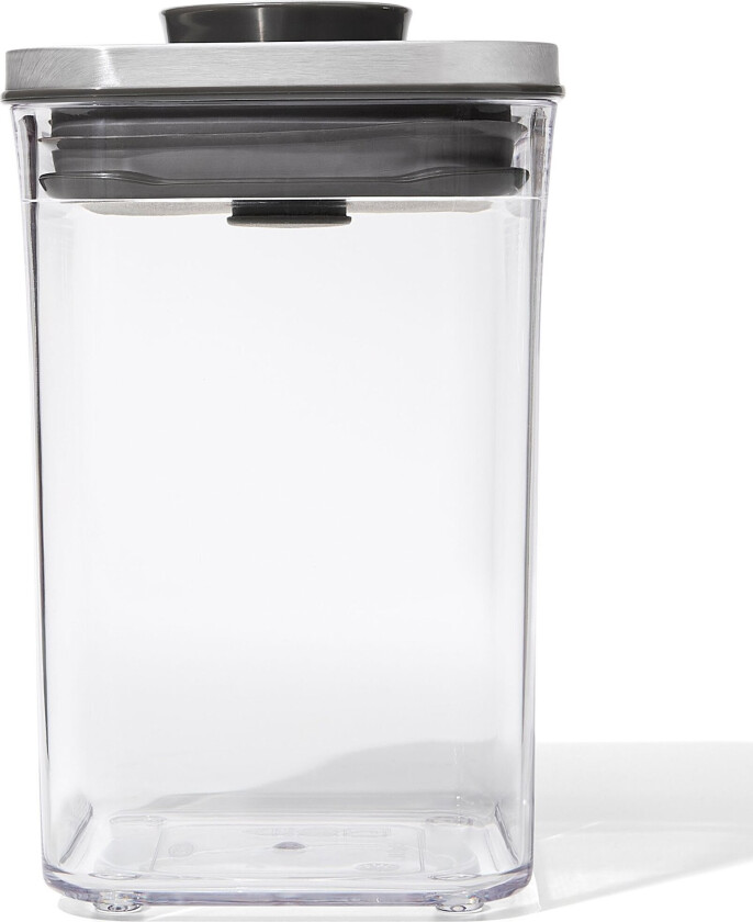 POP Firkantet Steel Beholder, 1 liter