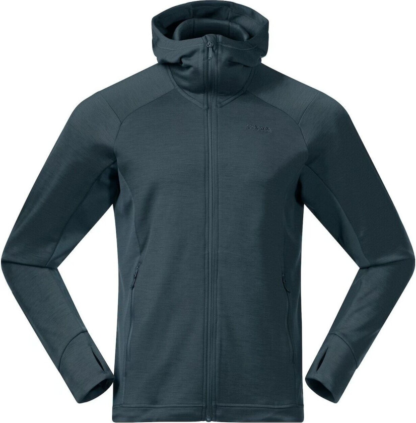 Bergans Of Norway Ulstein Wool Hood Jacket Herre Orion Blue M