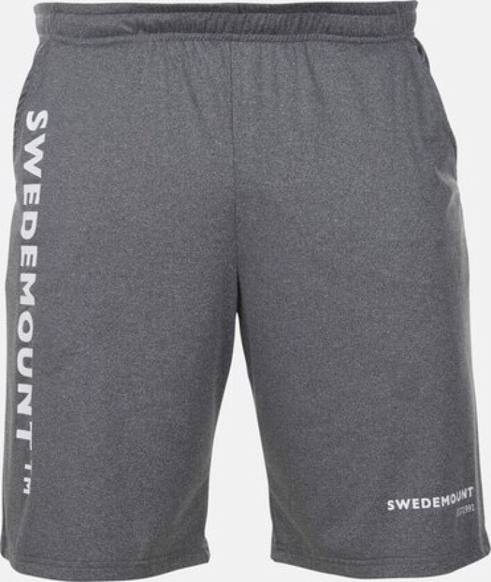 Vertical Logo Shorts, Grey Melange, S,  Løpeklær