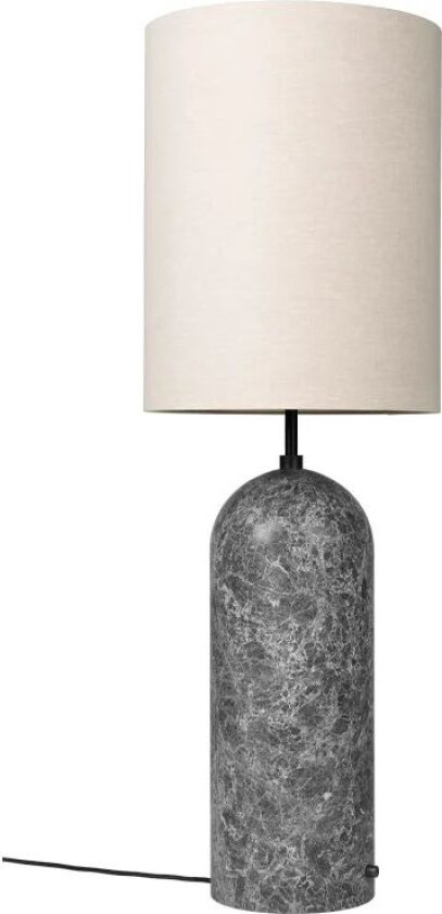Gravity Floor Lamp XL High Canvas / Grey Marble