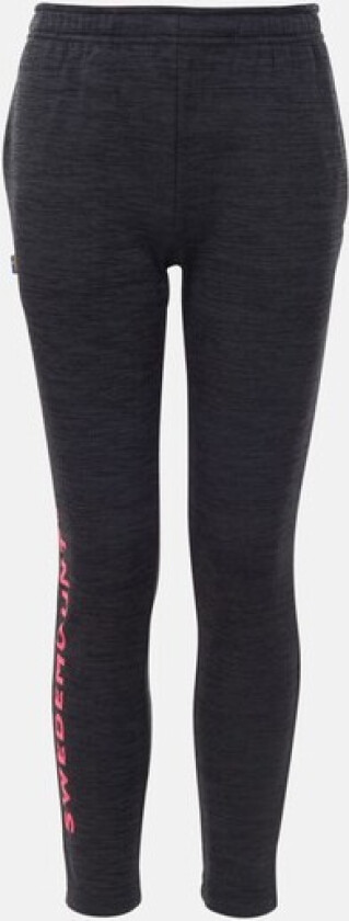 Training Logo Pants Jr, Charcoal Melange/New Pink, 120, Sweatpants