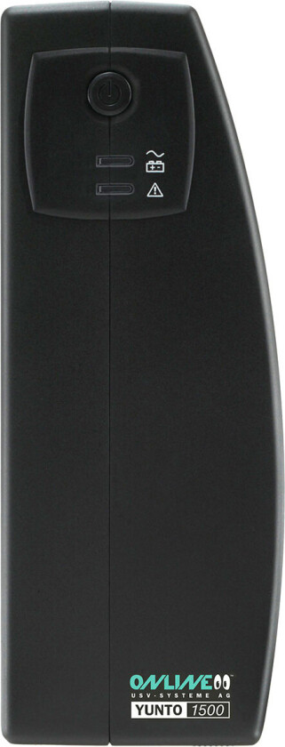 ONLINE USV-Systeme ONLINE Yunto 1500 - UPS - AC 230 V - 900 watt - 1500 VA - 9 Ah - USB - utgangskontakter: 5