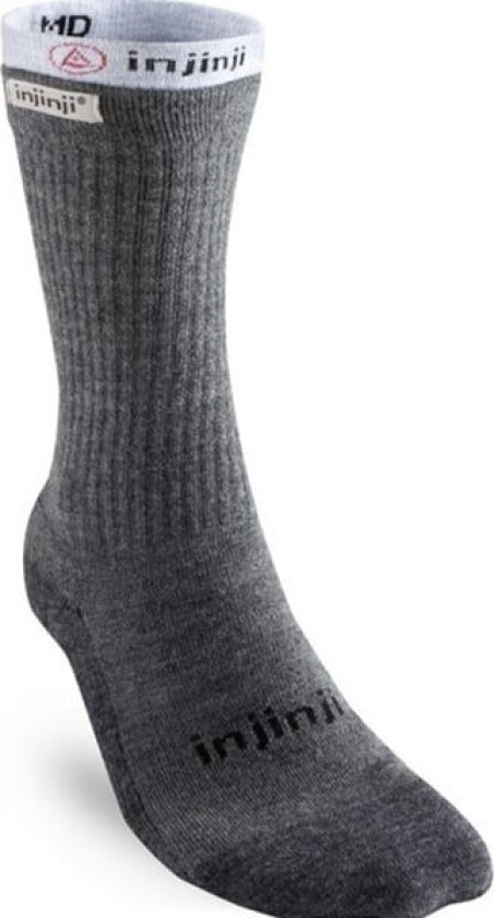 Men's Liner + Hiker Crew Charcoal/Heathe Gray L/XL, Charcoal/Heathe Gray