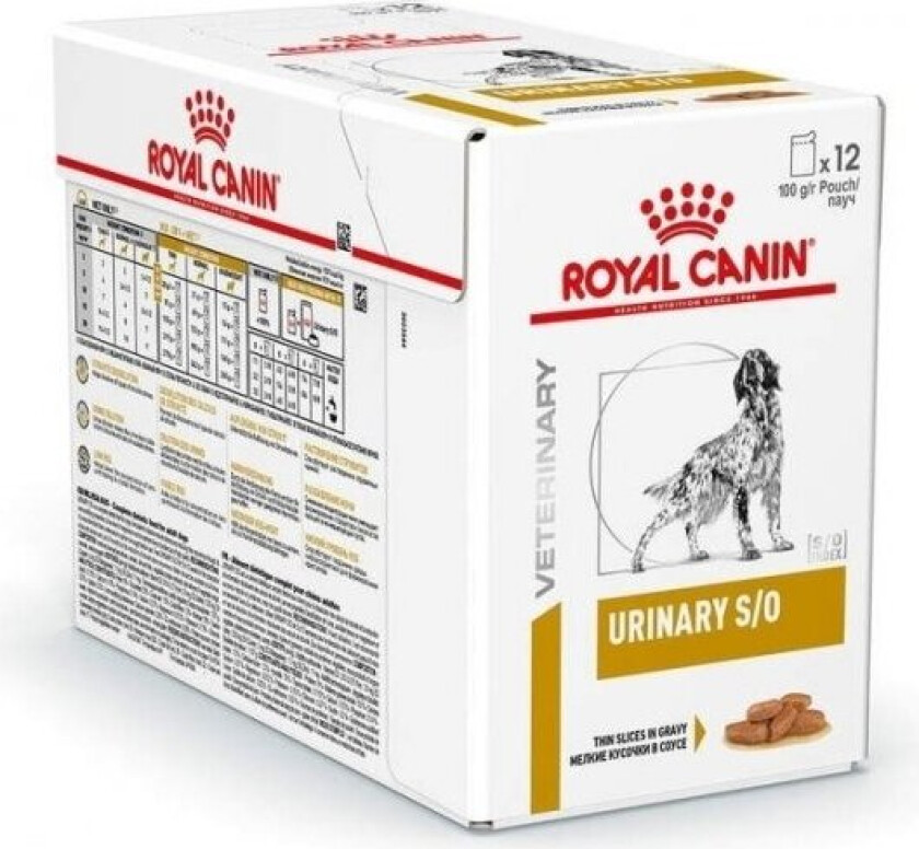 Royal Canin Veterinary Diets Dog Urinary S/O Gravy 12x100 g