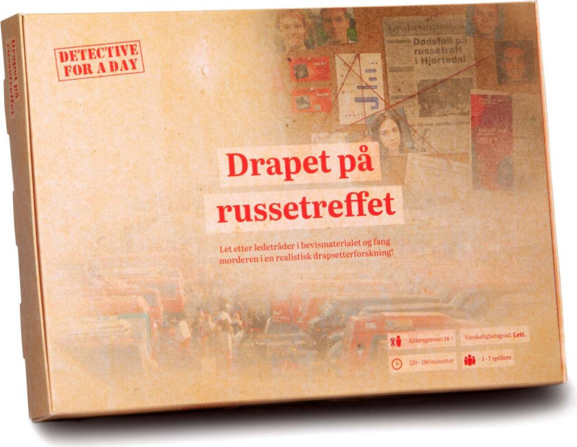 Spill Detective for a day Drapet på Russetreffet