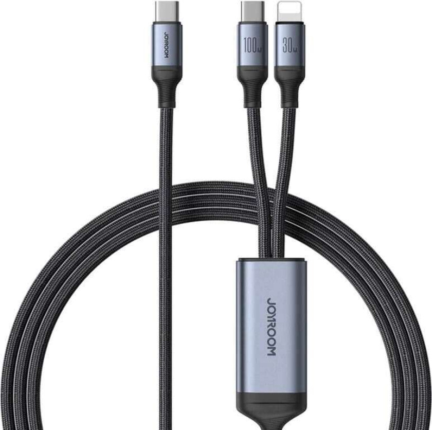 Speedy-kabel USB-C til USB-C & Lightning 100W