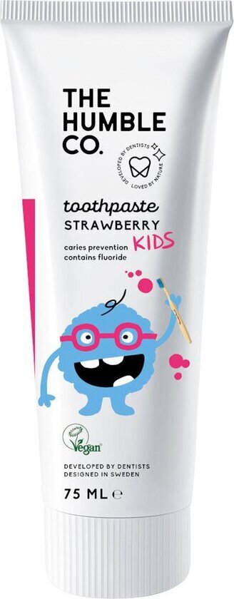 The Humble Co Natural Toothpaste Kids Strawberry 75ml