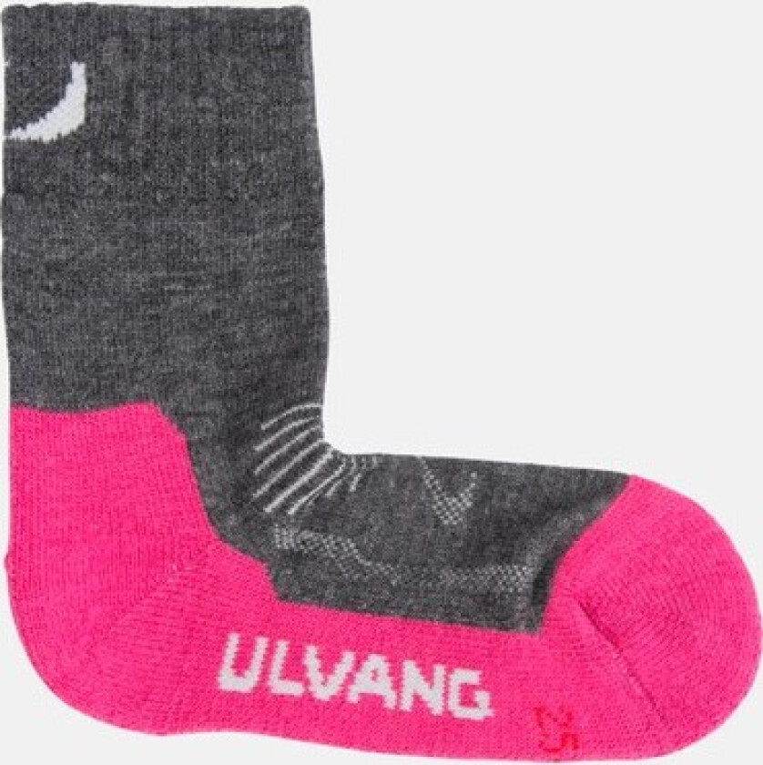 Spesial Jr, Charcoal Melange/Beetroot, 25-27, Sokker