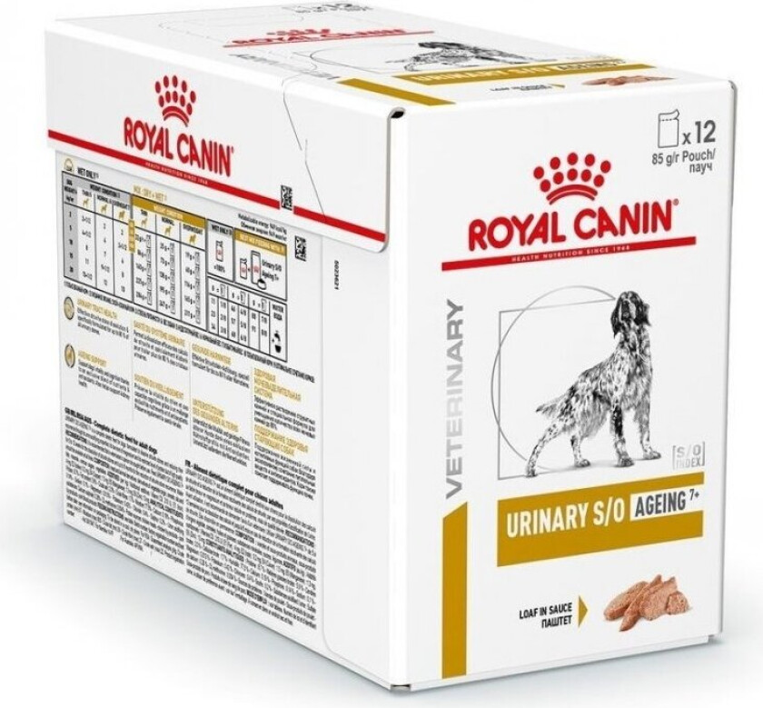 Royal Canin Veterinary Diets Dog Urinary S/O Ageing +7 12x100 g