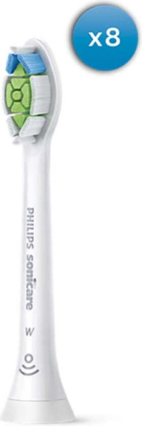 Philips - Sonicare W2 Optimal White - Toothbrush Replacement Heads - White ( 8 pcs )