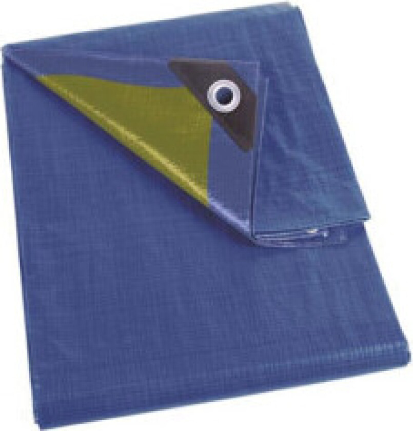 Presenning - Blå/Khaki - Sterk - 3 X 6 M