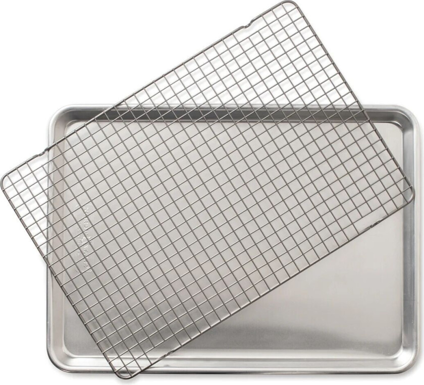 Bilde av Naturals stekeplate med grillrist 32,7 x 45,4 cm