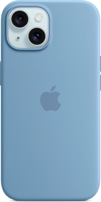 iPhone 15 Silicone Case with MagSafe - Winter Blue