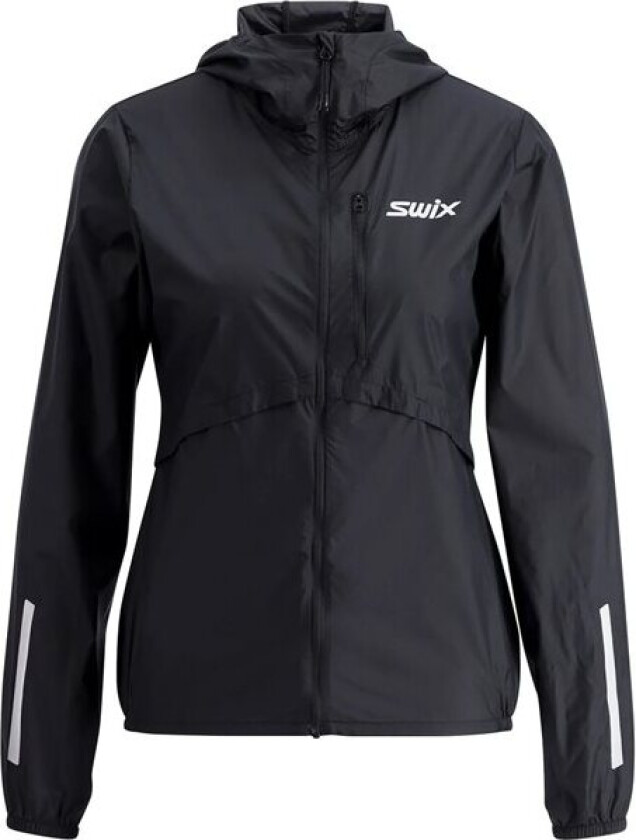 Women's Pace Wind Light Hooded Jacket L, Black