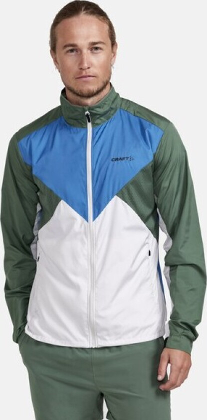 Men's Adv Essence Wind Jacket XL, Moss/Fluid