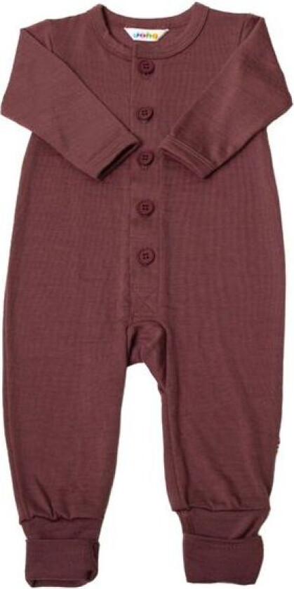 Ull Jumpsuit W/2In1 Foot Single Wool Bordeaux