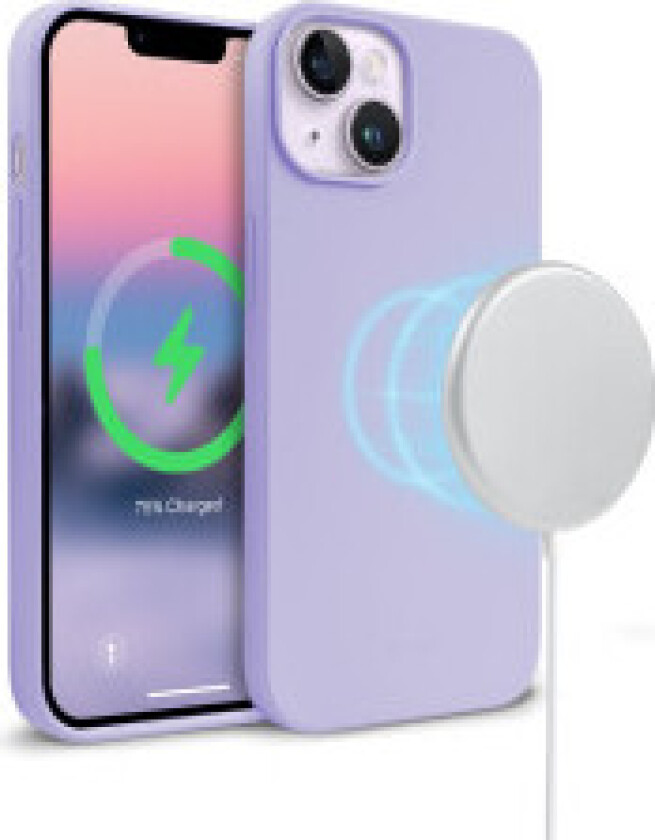 Crong Color Cover magnetisk deksel til iPhone 14 Plus (lilla)