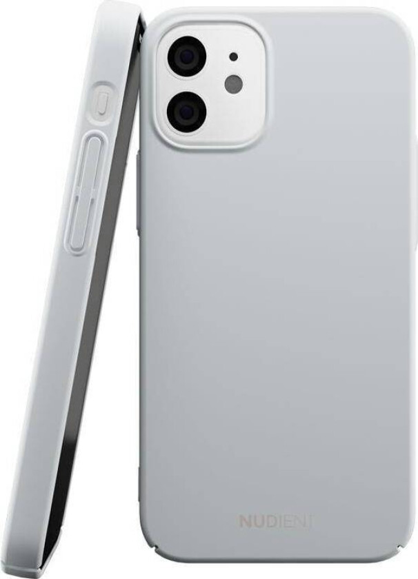 v2 iPhone 12 Mini slankt deksel (pearl grey)