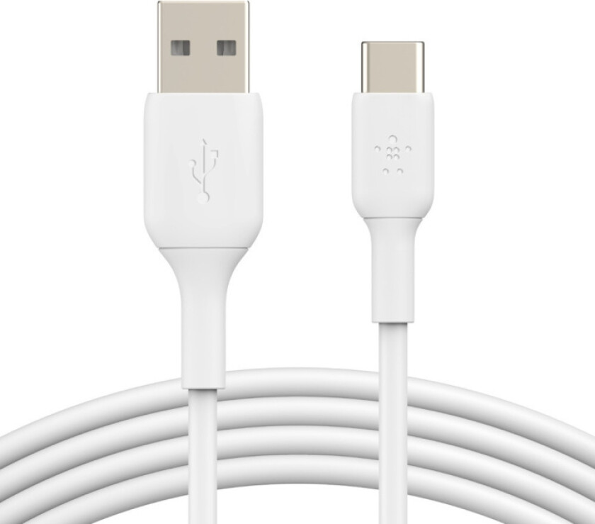 BOOST CHARGE™ USB-A - USB-C-kabel, 0,15 m, vit