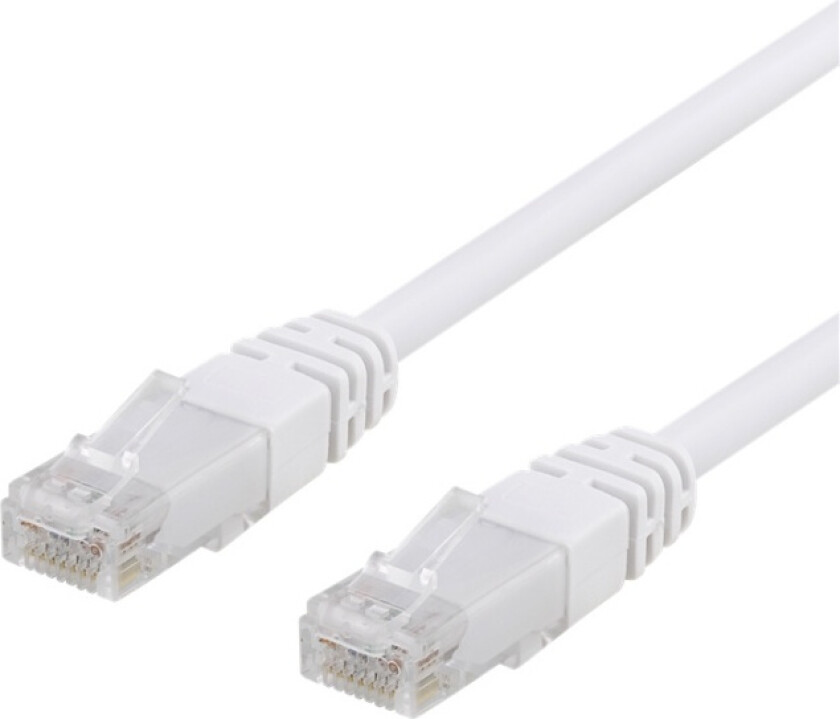 Bilde av EPZI - Koblingskabel - RJ-45 (hann) til RJ-45 (hann) - 30 cm - UTP - CAT 6 - hvit