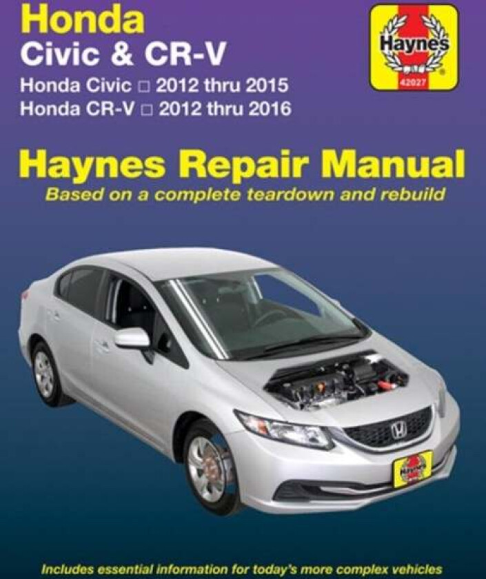 Honda Civic (12-15) & CR-V (12-16) Haynes Manual (USA) av Haynes Publishing