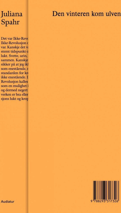 Den vinteren kom ulven av Juliana Spahr