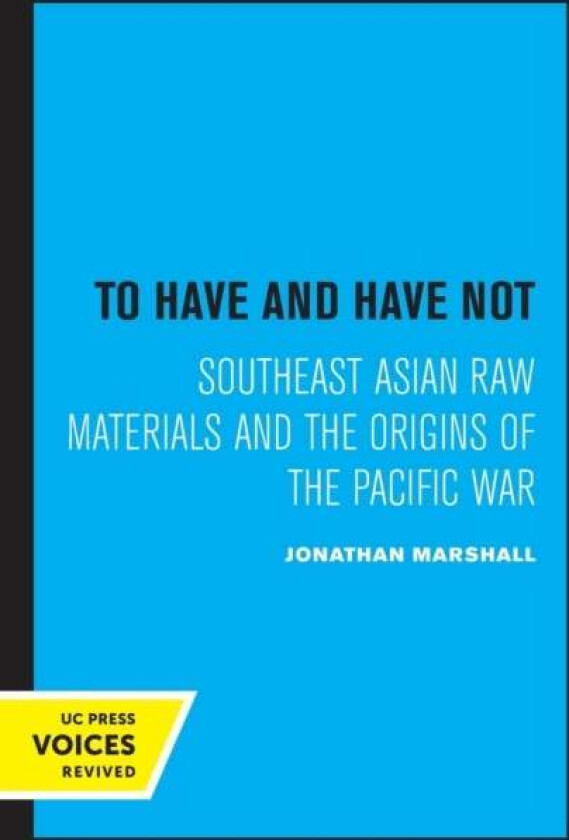To Have and Have Not av Jonathan Marshall