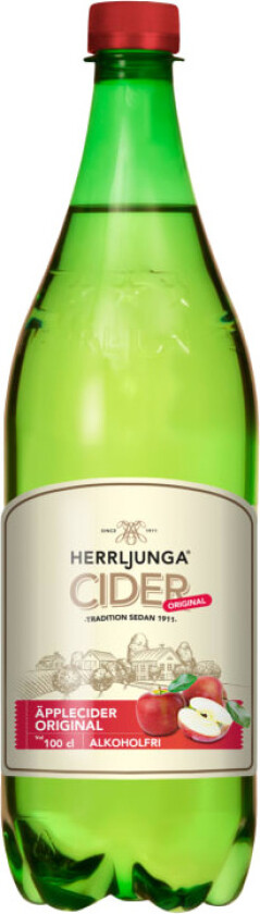 Herrljunga Cider Eple 0,7% 1l flaske