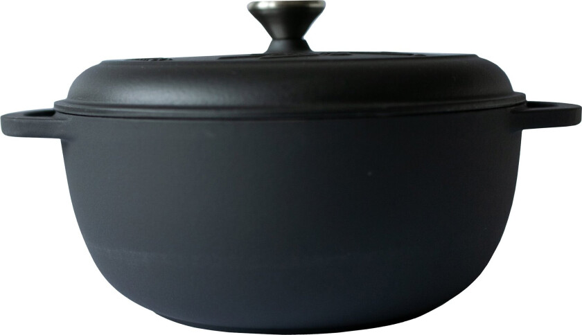 Støpejernsgryte emaljert 6 liter