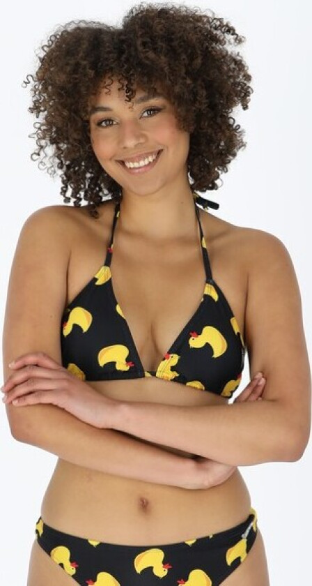 Bikini Triangle Top, Black Yellow Duck, 44, Badeklaer