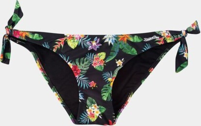 Bikini Side Tie Bottom, Black Pineapple, 44, Badeklaer