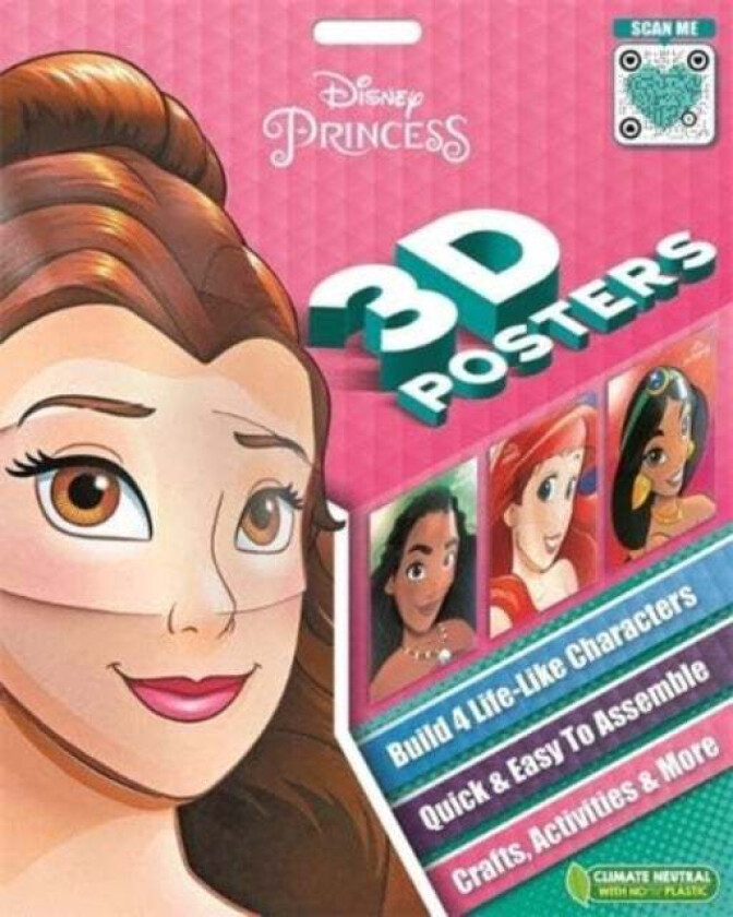 Disney Princess: 3D Posters av Walt Disney