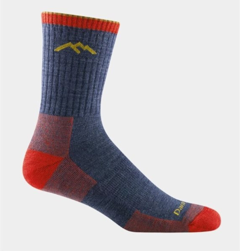 Men's Hiker Micro Crew Sock Cushion XL (46-49.5), Denim