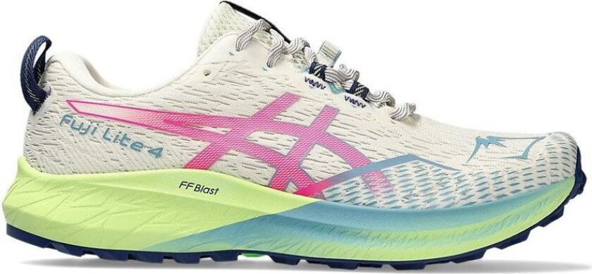 Asics Women's Fuji Lite 4 41.5, Birch/Hot Pink