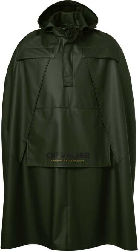 Men's Stratus Rain Poncho S/M, Dark Green