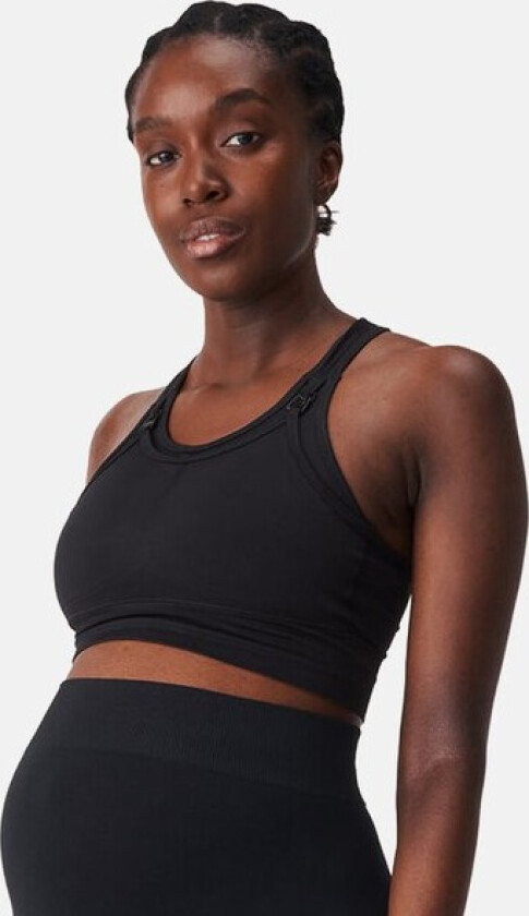 Maternity Soft Sportsbra XS/S, Black
