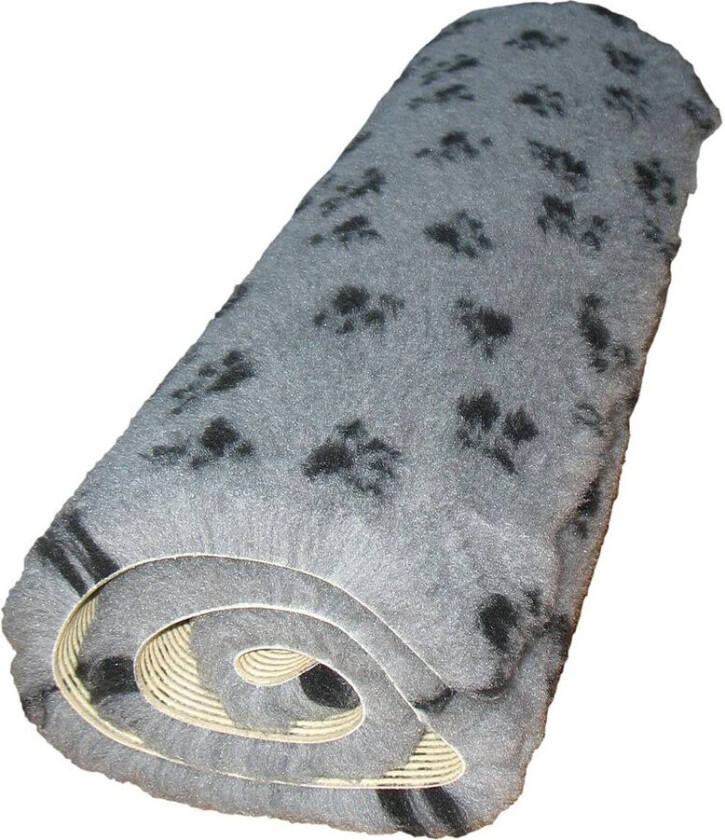 Hundeseng / Brett med poter 75 x 75 cm - Grå