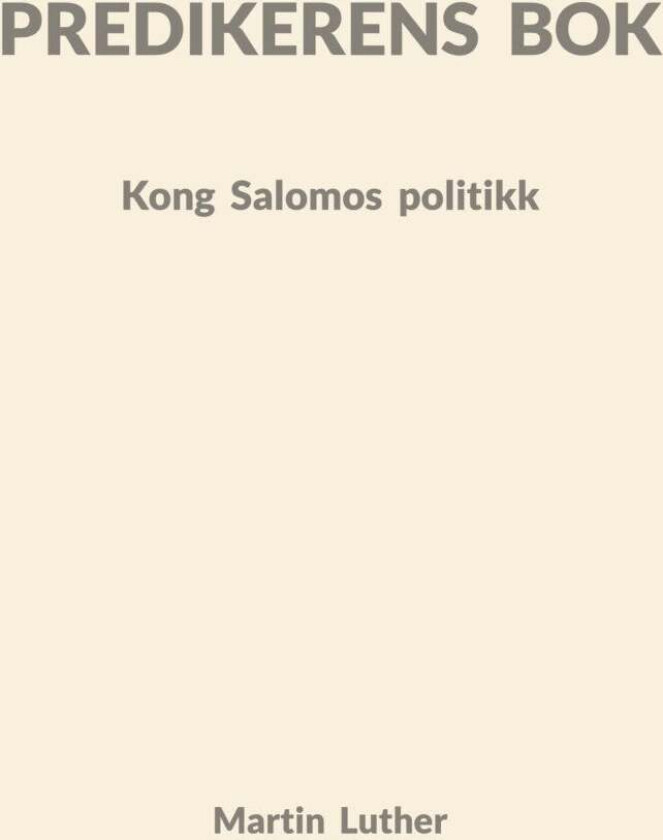 Predikerens bok av Søren Grønborg Hansen