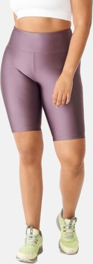 Women's Shiny Bike Tights S, Black Plum