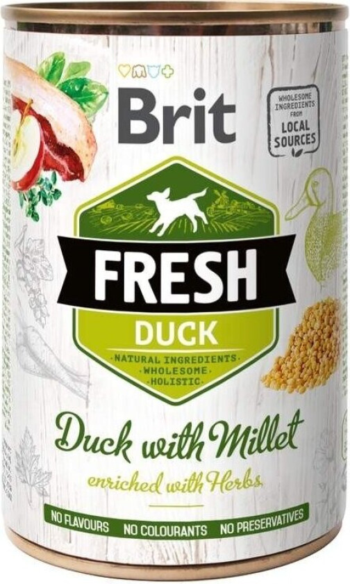 Brit Fresh Cans Duck With Millet