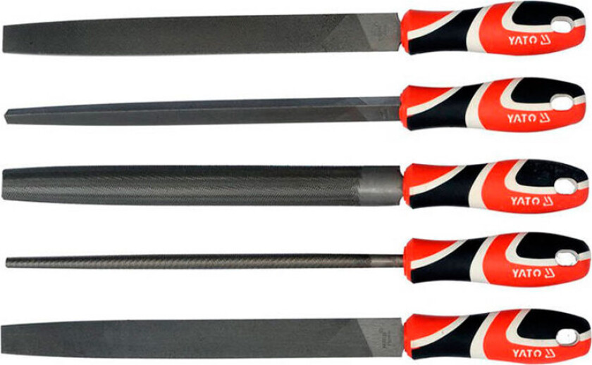 Bilde av Yato YT-6238, Fil-sett, Kull stål, 25 cm, 1,65 kg