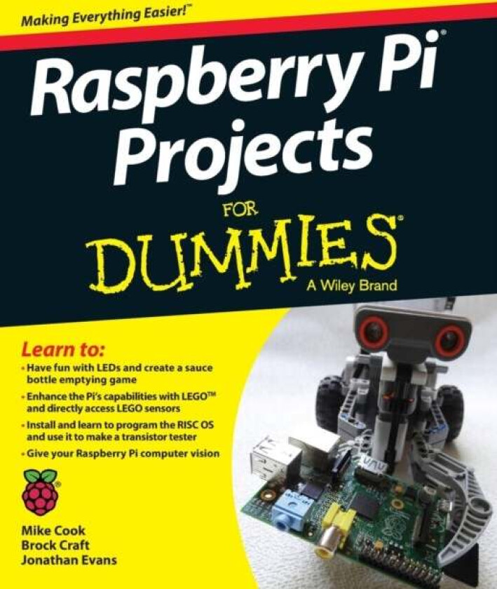 Raspberry Pi Projects For Dummies av Mike Cook, Jonathan Evans, Brock Craft