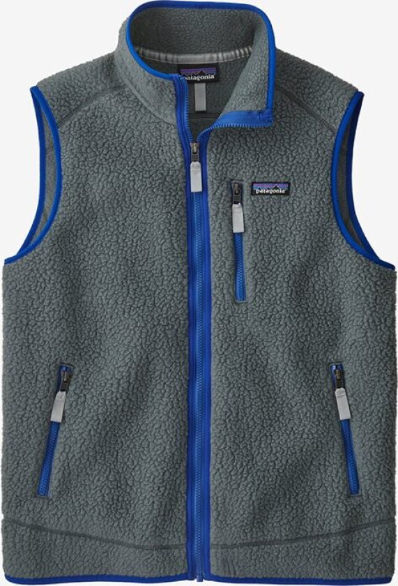 Retro Pile Vest Herre Nouveau Green XL