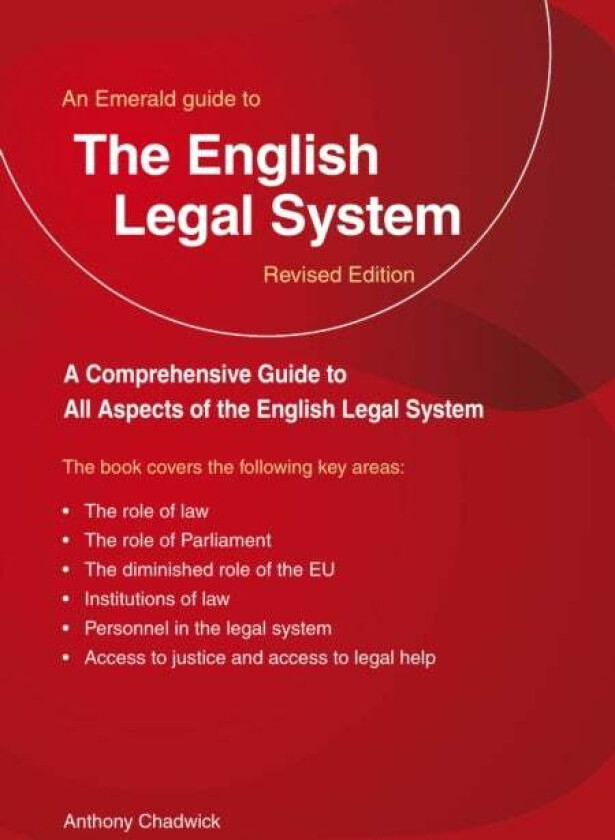 A Guide To The English Legal System av Anthony Chadwick